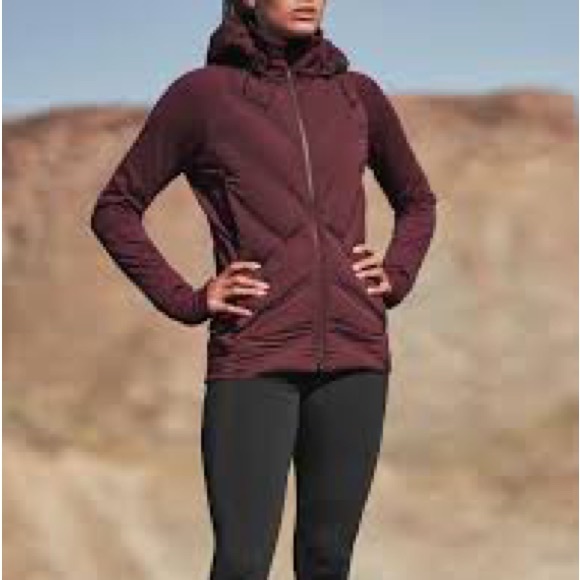 Athleta Jackets & Coats Athleta Inlet Jacket Aintque Burgundy Down